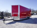 Enclosed Trailer 8.5' X 20' Custom Red Event  Storage