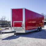 Enclosed Trailer 8.5' X 20' Custom Red Event  Storage
