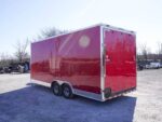 Enclosed Trailer 8.5' X 20' Custom Red Event  Storage - Image 5