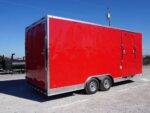 Enclosed Trailer 8.5' X 20' Custom Red Event  Storage - Image 6