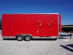 Enclosed Trailer 8.5' X 20' Custom Red Event  Storage - Image 2