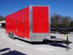 Enclosed Trailer 8.5' X 20' Custom Red Event  Storage - Image 8