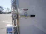 Enclosed Trailer 6' X 12' White V-Nose 3,500 lb. Axle Polycore Side Storage - Image 13