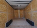 8.5x24 Red Enclosed Trailer (2) 5200lb Axles 7.5 Interior Height Storage - Image 18