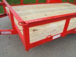 6.4x12 Powder Coated Dovetail Utility Trailer With Gate 3500lb Axle - Image 15