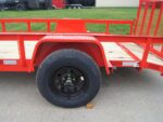 6.4x12 Powder Coated Dovetail Utility Trailer With Gate 3500lb Axle - Image 16