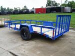 6.4x12 Powder Coated Dovetail Utility Trailer With Gate 3500lb Axle - Image 20