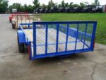 6.4x12 Powder Coated Dovetail Utility Trailer With Gate 3500lb Axle - Image 21