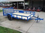 6.4x12 Powder Coated Dovetail Utility Trailer With Gate 3500lb Axle - Image 22