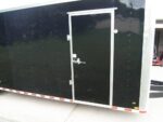 8.5x32 Black Enclosed Car Hauler Trailer With Ramp and Side Door (3) 7K Axles 21k GVWR - Image 12