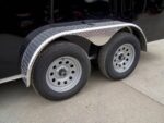 7x16 Black V-Nose Enclosed Storage Trailer (2) 3,500lb Axles - Image 11