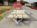 7x20 Tube Top Dovetail Utility Trailer (2) 3500lb Axles - Image 18