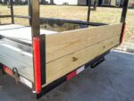 6.4x12 Straight Deck Utility Trailer 4.5ft Ladder Racks (2) 3,500lb Axles - Image 12