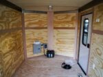 7x14 Black V-Nose Enclosed Trailer Blkout Pkg (2) 3,500lb Axles Elec Pkg - Image 10