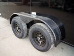 7x14 Black V-Nose Enclosed Trailer Blkout Pkg (2) 3,500lb Axles Elec Pkg - Image 18