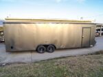8.5x28 V-Nose Enclosed Trailer Black Out Package (2) 5,200lb Axles - Image 8