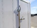 6x12 Flat Nose White Enclosed Trailer 3,500lb Axle - Image 16