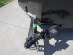 7x12 Enclosed Trailer Silver V-Nose Blackout Package 3,500lb Axle Storage - Image 10