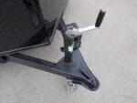 7x12 Enclosed Trailer Black V-Nose Blackout Package 3,500lb Axle Storage - Image 12