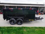 7x12 Hydraulic Dump Trailer with 4ft Sides (2) 7K Axles - Image 8