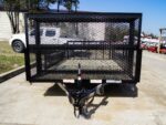 7x14 Powder Coated Dovetail Utility Trailer Stacked Baskets (2) 3,500lb Axles - Image 2
