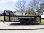 7x14 Powder Coated Dovetail Utility Trailer Stacked Baskets (2) 3,500lb Axles - Image 4