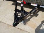 7x14 Powder Coated Dovetail Utility Trailer Stacked Baskets (2) 3,500lb Axles - Image 9