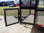 7x14 Powder Coated Dovetail Utility Trailer Stacked Baskets (2) 3,500lb Axles - Image 12