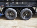 7x14 Powder Coated Dovetail Utility Trailer Stacked Baskets (2) 3,500lb Axles - Image 21