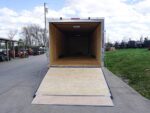 8.5x28 Custom Charcoal Flat Nose Enclosed Trailer (2) 5200 Axles Storage - Image 15