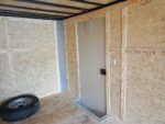 8.5x28 Custom Charcoal Flat Nose Enclosed Trailer (2) 5200 Axles Storage - Image 22