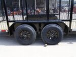 6.4x18 Debris Junk Trash Removal Trailer 6ft Mesh Barn Door Gates (2) 3500lb Axles 7K Gvwr - Image 18