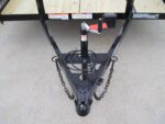 6.4x14 Powder Coated Dovetail Utility Trailer with Elevated Basket (2) 3500lb Axles - Image 9