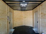 8.5x18 Custom Two-Tone Enclosed Trailer with Rubber Floor Storage - Image 13