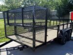6.4x14 Dovetail Utility Trailer Stacked Baskets (2) 3500lb Axles - Image 8