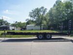 8.5x20 Deckover I-Beam Trailer (2) 5,200lb Axles Stand-Up Ramps 10k GVWR - Image 4