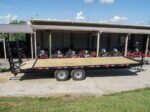 8.5x20 Deckover I-Beam Trailer (2) 5,200lb Axles Stand-Up Ramps 10k GVWR - Image 7
