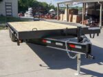 8.5x20 Deckover I-Beam Trailer (2) 5,200lb Axles Stand-Up Ramps 10k GVWR - Image 9