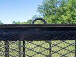 6.4x14 Straight Deck Utility Trailer 4ft Mesh Sides (2) 3500lb Axles - Image 11