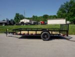 7x14 Dovetail Utility Trailer 3,500lb Axle - Image 3