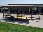 7x14 Dovetail Utility Trailer 3,500lb Axle - Image 7