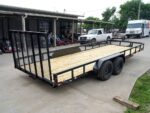 7x20 Straight Deck Utility Trailer (2) 3500lb Axles with Tall Gate - Image 5