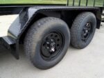7x20 Straight Deck Utility Trailer (2) 3500lb Axles with Tall Gate - Image 10