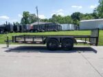 6.4x16 Dovetail Utility Trailer with Side Baskets (2) 3500lb Axles - Image 4