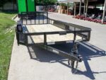 6.4x16 Dovetail Utility Trailer with Side Baskets (2) 3500lb Axles - Image 7