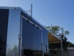 7x20 Black Enclosed Hybrid Trailer with 48'' Side Ramp - Image 11
