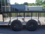 7x20 Black Enclosed Hybrid Trailer with 48'' Side Ramp - Image 15