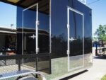 7x20 Black Enclosed Hybrid Trailer with 48'' Side Ramp - Image 24