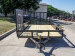 7x14 Straight Deck Utility Trailer with Side Gate (2) 3500lb Axles - Image 2