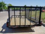 7x14 Straight Deck Utility Trailer with Side Gate (2) 3500lb Axles - Image 6